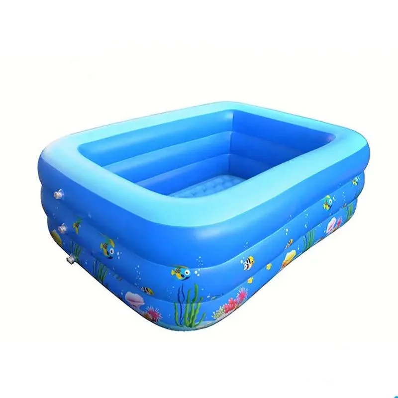 LC Large Huge Big Folding Outdoor Garden Indoor Adult Kids Plastic PVC Inflatable Swimming Pool