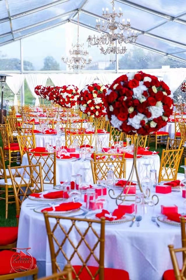 500 Seater Ideal Outdoor Large Clear PVC Fabric Transparent Tents for Wedding Party
