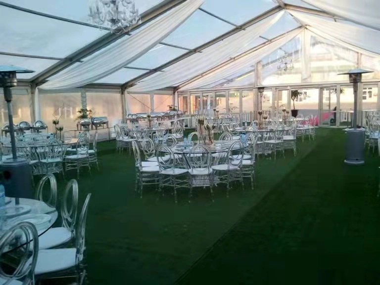 500 Seater Ideal Outdoor Large Clear PVC Fabric Transparent Tents for Wedding Party
