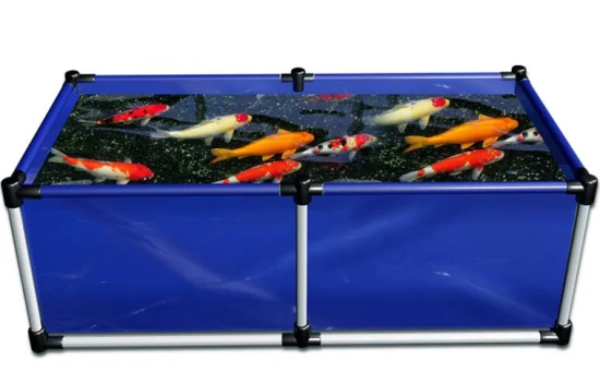 Складной аквариум для пруда с креветками объемом 450 литров из брезента ПВХ
