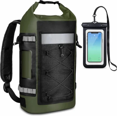 OEM ODM 35L ПВХ брезент складной водонепроницаемый сухой походный рюкзак для кемпинга на открытом воздухе водные виды спорта