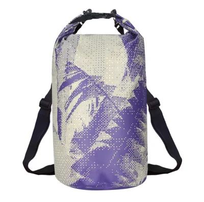 Водонепроницаемая сумка-ведро из ПВХ, 20 л, пляжная сумка для кемпинга, дрифта, складной рюкзак большой вместимости с водонепроницаемым плечом, 20 л